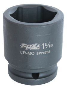 Sp Tools Socket Impact 3/4"Dr 6Pt Sae 1-1/16" SP24764 • Chrome Molybdenum Steel For Maximum Strength • Manufactured To Din Standards