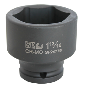 Sp Tools Socket Impact 3/4"Dr 6Pt Sae 1-13/16" SP24776 • Chrome Molybdenum Steel For Maximum Strength • Manufactured To Din Standards