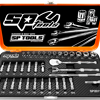 Sp Tools Socket Set 1/4Dr 6Pt 35Pc Metric SP20116 35Pc 1/4”Dr Socket Set • Metric, Hex, Torx & Spline Sockets • 90T Sealed Head Ratchet • Flex Handle • Extension Bars • Universal Joint