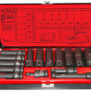 Sp Tools Socket Set Impact 1/2Dr Deep 6Pt 15Pc Metric SP20320 1/2"Dr 15Pc Impact 6Pt Metric Deep Socket Set • 10-24Mm Impact Sockets • Chrome Molybdenum Steel For Maximum Strength • Manufactured To Din Standards