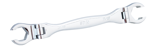 Sp Tools Spanner Flare Nut Flex Head Sae 3/4" X 7/8" SP16160 • Chrome Vanadium Steel (Crv) For High Durability • Tough Triple Chrome Finish • Flare Flexhead