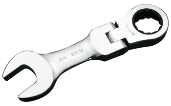 Sp Tools Spanner Roe Stubby Flexhead Geardrive Sae 11/16" SP17358 • Geardrive Technology • Flexhead Stubby • Heat-Treated Chrome Vanadium Steel For Strength Exceeding International Standards • Small Head Profile Designed For Working In Confined Spaces • 72 Teeth Needs As Little As 5º To Move Fastener