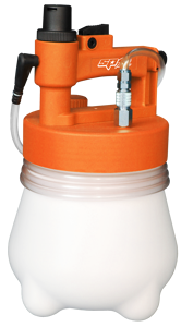 Sp Tools Vacuum Brake Bleeder 4Lt SP71800 Large 4L Capacity Collection Container • Quickly Dispose Of Waste Fluid Via Small Remote Cap • Storage Point For Bleeder Fitting Prevents Fluid Leakage From Hose When Not In Use • High Quality Quick-Release Coupler • Overflow Shut-Off Valve • Locking Air Trigger