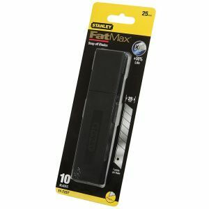 Stanley Blades, Fat Max Snap Off 25Mm [10] Pack STA11-725T 0