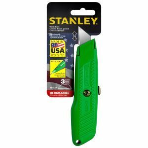 Stanley Knife Retractable Fluoro Green STA10-179 0