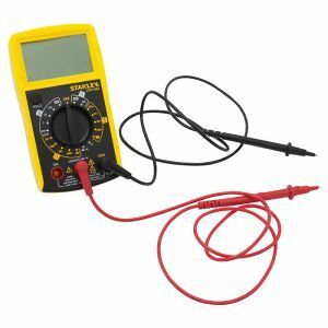Stanley Multimeter, 300V Ac/Dc, 10A W/Temp Cont, Battery Tests STASTHT0-77364 0