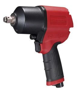 Teng 1/2" Dr. Air Impact Wrench -Composite ARWC12 Reversible For Tightening Or Loosening
Forward/Reverse Button For One Handed Operation
High Torque Action
Extra Lightweight Composite Housing
Sound Absorbent Housing For Noise Reduction
Twin Hammer Mechanism For Increased Torque, Greater Reliability And Reduced Vibration
Handle Design Insulates Against Cold Air And Vibration