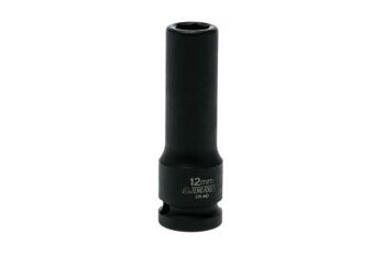 Teng 1/2" Dr Deep Impact Socket 12Mm Dl412Ml 920612 Din Standard Design For Use With A Retaining Pin And Ring
Chrome Molybdenum For Use With Power Tools
Black Phosphate Finish For Easy Identification As An Impact Socket Accessory
Ring And Pin Fixing Hole On The Female End To Secure The Socket
Designed And Manufactured To Din3129