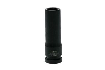 Teng 1/2" Dr Deep Impact Socket 14Mm Dl414Ml 920614 Din Standard Design For Use With A Retaining Pin And Ring
Chrome Molybdenum For Use With Power Tools
Black Phosphate Finish For Easy Identification As An Impact Socket Accessory
Ring And Pin Fixing Hole On The Female End To Secure The Socket
Designed And Manufactured To Din3129