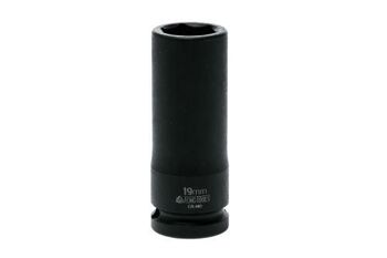 Teng 1/2" Dr Deep Impact Socket 19Mm Dl419Ml 920619 Din Standard Design For Use With A Retaining Pin And Ring
Chrome Molybdenum For Use With Power Tools
Black Phosphate Finish For Easy Identification As An Impact Socket Accessory
Ring And Pin Fixing Hole On The Female End To Secure The Socket
Designed And Manufactured To Din3129