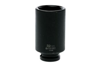 Teng 1/2" Dr Deep Impact Socket 32Mm Dl432Ml 920632 Din Standard Design For Use With A Retaining Pin And Ring
Chrome Molybdenum For Use With Power Tools
Black Phosphate Finish For Easy Identification As An Impact Socket Accessory
Ring And Pin Fixing Hole On The Female End To Secure The Socket
Designed And Manufactured To Din3129