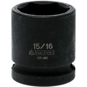 Teng 1/2" Dr Impact Socket 15/16" Dl430 920130 Din Standard Design For Use With A Retaining Pin And Ring
Chrome Molybdenum For Use With Power Tools
Black Phosphate Finish For Easy Identification As An Impact Socket Accessory
Ring And Pin Fixing Hole On The Female End To Secure The Socket
Supplied With A Metal Socket Clip For Use With A Socket Rail