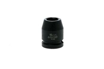 Teng 1/2" Dr Impact Socket 15Mm Dl415M 920515 Din Standard Design For Use With A Retaining Pin And Ring
Chrome Molybdenum For Use With Power Tools
Black Phosphate Finish For Easy Identification As An Impact Socket Accessory
Ring And Pin Fixing Hole On The Female End To Secure The Socket
Designed And Manufactured To Din3129
