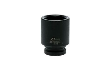 Teng 1/2" Dr Impact Socket 27Mm Dl427M 920527 Din Standard Design For Use With A Retaining Pin And Ring
Chrome Molybdenum For Use With Power Tools
Black Phosphate Finish For Easy Identification As An Impact Socket Accessory
Ring And Pin Fixing Hole On The Female End To Secure The Socket
Designed And Manufactured To Din3129