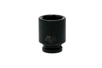 Teng 1/2" Dr Impact Socket 28Mm Dl428M 920528 Din Standard Design For Use With A Retaining Pin And Ring
Chrome Molybdenum For Use With Power Tools
Black Phosphate Finish For Easy Identification As An Impact Socket Accessory
Ring And Pin Fixing Hole On The Female End To Secure The Socket
Designed And Manufactured To Din3129