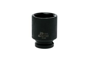 Teng 1/2" Dr Impact Socket 29Mm Dl429M 920529 Din Standard Design For Use With A Retaining Pin And Ring
Chrome Molybdenum For Use With Power Tools
Black Phosphate Finish For Easy Identification As An Impact Socket Accessory
Ring And Pin Fixing Hole On The Female End To Secure The Socket
Designed And Manufactured To Din3129