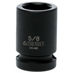 Teng 1/2" Dr Impact Socket 5/8" Dl420 920120 Din Standard Design For Use With A Retaining Pin And Ring
Chrome Molybdenum For Use With Power Tools
Black Phosphate Finish For Easy Identification As An Impact Socket Accessory
Ring And Pin Fixing Hole On The Female End To Secure The Socket
Supplied With A Metal Socket Clip For Use With A Socket Rail