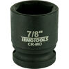 Teng 1/2" Dr Impact Socket 7/8" Dl428 920128 Din Standard Design For Use With A Retaining Pin And Ring
Chrome Molybdenum For Use With Power Tools
Black Phosphate Finish For Easy Identification As An Impact Socket Accessory
Ring And Pin Fixing Hole On The Female End To Secure The Socket
Supplied With A Metal Socket Clip For Use With A Socket Rail