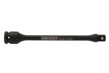 Teng 1/2" Dr Torque Stick 110Nm 923110 Designed For Tightening Wheel Nuts To A Pre-Set Torque Using An Air Gun
The Bar Absorbs The Excess Power Of The Gun Once The Torque Is Reached
Ensures Uniform Tightening Of The Wheel Nuts
Supplied With A Metal Socket Clip For Use With A Socket Rail
