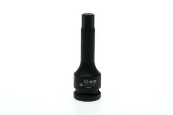 Teng 1/2" Dr X 10Mm Inhex Impact Socket 921510 Din Standard Design For Use With A Retaining Pin And Ring
Chrome Molybdenum For Use With Power Tools
Black Phosphate Finish For Easy Identification As An Impact Socket Accessory
Ring And Pin Fixing Hole On The Female End To Secure The Socket
Designed For Use With Fastenings With A Hexagon Hole
Use With In-Hex Screws Or Grub Screws
Supplied With A Metal Socket Clip For Use With A Socket Rail