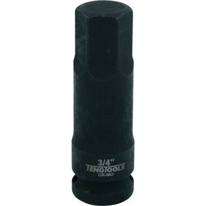 Teng 1/2" Drive Impact Socket 3/4" Hex 921624 Din Standard Design For Use With A Retaining Pin And Ring
Chrome Molybdenum For Use With Power Tools
Black Phosphate Finish For Easy Identification As An Impact Socket Accessory
Ring And Pin Fixing Hole On The Female End To Secure The Socket
Designed For Use With Fastenings With A Hexagon Hole
Use With In-Hex Screws Or Grub Screws
Supplied With A Metal Socket Clip For Use With A Socket Rail