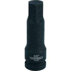 Teng 1/2" Drive Impact Socket 5/8" Hex 921620 Din Standard Design For Use With A Retaining Pin And Ring
Chrome Molybdenum For Use With Power Tools
Black Phosphate Finish For Easy Identification As An Impact Socket Accessory
Ring And Pin Fixing Hole On The Female End To Secure The Socket
Designed For Use With Fastenings With A Hexagon Hole
Use With In-Hex Screws Or Grub Screws
Supplied With A Metal Socket Clip For Use With A Socket Rail