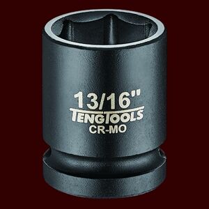 Teng 1/2" Drive Regular Impact Socket 3/8" 920112 Din Standard Design For Use With A Retaining Pin And Ring
Chrome Molybdenum For Use With Power Tools
Black Phosphate Finish For Easy Identification As An Impact Socket Accessory
Ring And Pin Fixing Hole On The Female End To Secure The Socket
Supplied With A Metal Socket Clip For Use With A Socket Rail