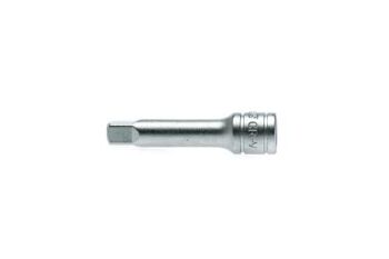 Teng 1/4" Dr Extension Bar 2" M140020 Ball Bearing Recess On The Female End To Grip The Ratchet
Ball Bearing Socket Retainer On The Male End To Securely Grip The Socket
Designed And Manufactured To Din3123B
Supplied With A Metal Socket Clip For Use With A Socket Rail
