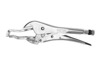 Teng 11" Universal Plier Self Lock 407AS Non Pinch One Hand Operation For Easier Use
Self Locking With Release Lever
With Locking Nut On Adjustment Knob For Pre-Setting, Ideal For Repeated Use
Chrome Vanadium With Nickel Plating