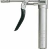 Teng 120Cc Mini Grease Gun, Pistol Type AT505 One Handed Operation Pistol Style Grease Gun For Use With Bulk Grease. The Grease Is Automatically Fed To The High Pressure Mechanism By A Spring Loaded Low Pressure Piston To Ensure A Constant But Steady Flow Of Grease. The Gun Comes Supplied With A Pipe And Hydraulic Coupling
