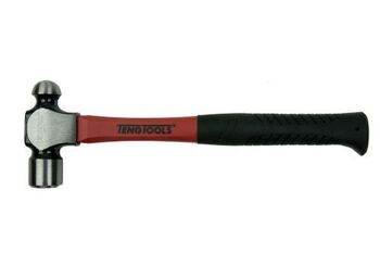 Teng 12Oz (340Gm) Ball Pein Hammer HMBP12 Double Headed With A Round Pein And Ball Head
Fibre Glass Shafted Handle For Reduced Weight And Durability
A Comfortable Rubber Type Handle For A More Secure Grip