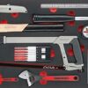 Teng 12 Pc Eva General Tool Set TTEPS12 Includes Measuring, Striking And Cutting Tools As Well As Adjustable Wrenches
Tools Are Held In Place Using Three Colour Pre-Cut Eva Foam
Designed To Fit Exactly In The Larger Tengtools Tool Box Drawers