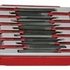 Teng 12 Pc Needle File Set Tc-Tray TTNF12 All The Most Commonly Used Types Of Needle File In One Handy Set
Removable Lid And Dove Tail Joints