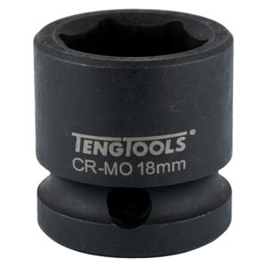 Teng 12"Dr. Stubby Air Imp. Socket 18Mm 920718 Short Reach For Use In Confined Spaces
Din Standard Design For Use With A Retaining Pin And Ring
Chrome Molybdenum For Use With Power Tools
Black Phosphate Finish For Easy Identification As An Impact Socket Accessory
Ring And Pin Fixing Hole On The Female End To Secure The Socket
Designed And Manufactured To Din3129