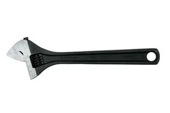 Teng 12" Adjustable Wrench - Black 4005 Integral Measurement Scale On The Jaw
Moving Jaw Does Not Protrude Allowing Use In Confined Spaces
Hole In The Handle For Tool Securing When Working At Height
High Grade Chrome Vanadium Steel With A Black Phosphate Finish
Designed And Manufactured To: Din 3117 And Iso 6787