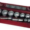 Teng 15 Pc 1" Dr Socket Set Metric M1115MM Regular 12 Point Bi-Hexagon Sockets
Chrome Vanadium Satin Finish Sockets
Supplied In A Metal Carrying Case
Designed And Manufactured To Din And Iso Standards
