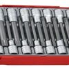 Teng 15 Pc Ribe & Spline Socket Set Tc-Tray TTRS15 100Mm Length For Easier Access In Recesses
Chrome Vanadium Satin Finish Sockets
Designed And Manufactured To Din And Iso Standards