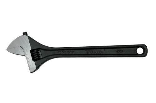 Teng 15" Adjustable Wrench - Black 4006 Integral Measurement Scale On The Jaw
Moving Jaw Does Not Protrude Allowing Use In Confined Spaces
Hole In The Handle For Tool Securing When Working At Height
High Grade Chrome Vanadium Steel With A Black Phosphate Finish
Designed And Manufactured To: Din 3117 And Iso 6787