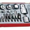 Teng 17 Pc Adaptor Set Tc-Tray TTADP17 A Selection Of Extension Bars And Adaptors In One Handy Set
A Full Range Of Converters And Adaptors From 1/4" To 1" Drive
Includes Regular, Magnetic And Quick Chuck Holders For Use With 1/4" Hex Bits
Designed And Manufactured To Din Standard