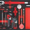 Teng 17 Pc Eva Torque Wrench & Hex Bits Set TTEX17 Includes A 1/2" Drive Torque Wrench, Hex And Tx Keys And A Selection Of Inspection Tools
Tools Are Held In Place Using Three Colour Pre-Cut Eva Foam
Designed To Fit Exactly In The Larger Tengtools Tool Box Drawers