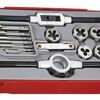 Teng 17 Pc Metric Tap & Die Set Tc-Tray TTTD17 Suitable For Repairing Damaged Threads From M3 To M12
Tap And Die Holders Included
A Thread Gauge Is Included To Help Identify The Pitch Of The Thread