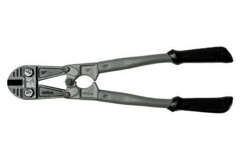 Teng 18" - 450Mm Bolt Cutters BC418 Hardened Central Cutting Edge For Durability
30° Cutting Angle For More Efficient Cutting
Compound Action For Easier Application Of Force
Adjustable Centering Screw For Increased Safety When Cutting
Tubular Handle With Plastic Grips For More Comfortable Use