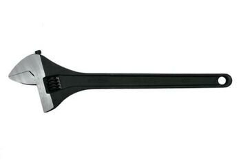 Teng 18" Adjustable Wrench - Black 4007 Integral Measurement Scale On The Jaw
Moving Jaw Does Not Protrude Allowing Use In Confined Spaces
Hole In The Handle For Tool Securing When Working At Height
High Grade Chrome Vanadium Steel With A Black Phosphate Finish
Designed And Manufactured To: Din 3117 And Iso 6787