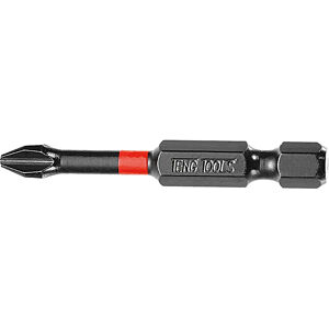 Teng 1Pc 1/4" Gr2 Impact Screwdriver Bit 50Mm GRP5000201 Designed For Higher Torsion
Ph2G Type With Reduced Neck Designed For Use With Dry Wall Screws
For Use With 1/4" Hex Drive Bit Holders And Accessories