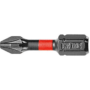 Teng 1Pc 1/4" Pz2 Impact Screwdriver Bit 30Mm PZP3000201 Designed For Higher Torsion
For Use With 1/4" Hex Drive Bit Holders And Accessories
Designed For Use With Pozidriv Type Screws And Fastenings