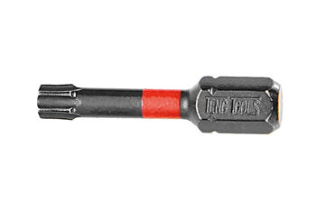 Teng 1Pc 1/4" Tx25 Impact Screwdriver Bit 30Mm TXP3002501 Designed For Higher Torsion
For Use With 1/4" Hex Drive Bit Holders And Accessories
Designed For Use With Fastenings With An Internal Tx Hole