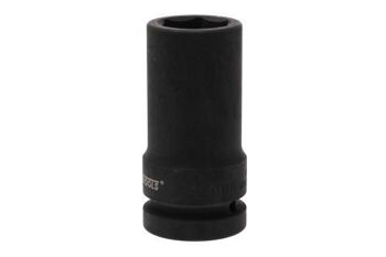 Teng 1" Dr Slim Deep Impact Socket 32Mm 910632 Thin Wall Design For Reaching In To Recesses
Din Standard Design For Use With A Retaining Pin And Ring
Chrome Molybdenum For Use With Power Tools
Black Phosphate Finish For Easy Identification As An Impact Socket Accessory
Ring And Pin Fixing Hole On The Female End To Secure The Socket