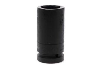 Teng 1" Dr Slim Deep Impact Socket 36Mm 910636 Thin Wall Design For Reaching In To Recesses
Din Standard Design For Use With A Retaining Pin And Ring
Chrome Molybdenum For Use With Power Tools
Black Phosphate Finish For Easy Identification As An Impact Socket Accessory
Ring And Pin Fixing Hole On The Female End To Secure The Socket