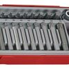 Teng 23 Pc Torx Bit Set 40/75Mm Tc-Tray TTTX23 Chrome Vanadium Satin Finish Bit Holders Included
Grub Screws To Retain The Bit In Place, Especially Useful When Working In Difficult To Reach Places
Designed And Manufactured To Din Iso 1173:2009-06