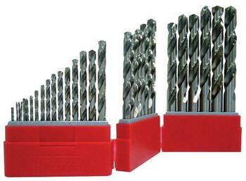 Teng 28 Pc Drill Bit Set DB028 Standard Drill Bits For Use In Steel And Cast Iron, Etc
Spiral Angle Of 28° To Expel Swarf Etc
Point Angle Of 118° And A Split Point For Better Positional Accuracy
Designed And Manufactured To Din338